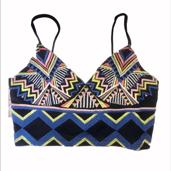 High End Boho Embroidered Bralettes